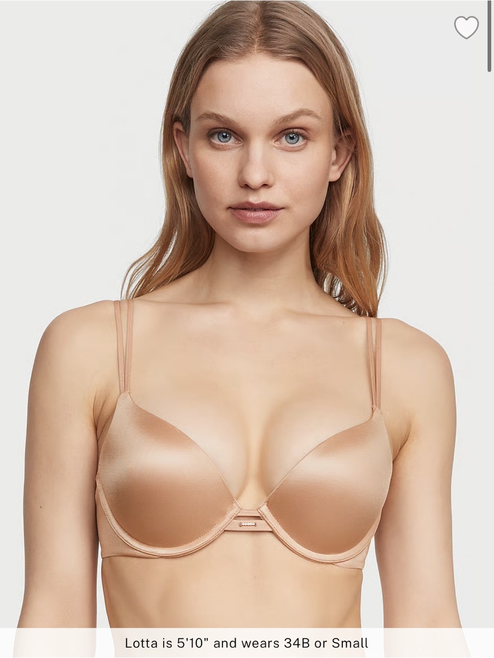 Victoria’s Secret Very Sexy Smooth Push Up Bra Size 34B in Color Praline